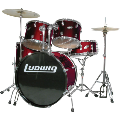 red drumset